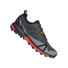 Мужская спортивная обувь для треккинга Мужские кроссовки спортивные треккинговые черные  текстильные низкие демисезонные Adidas Terrex Skychaser LT Gtx