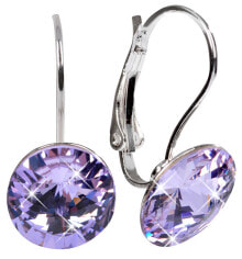 Ювелирные серьги Elegant Rivoli Violet earrings