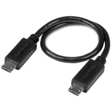 STARTECH 8in Micro USB To Micro USB OTG M/M cable