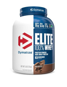 Whey Protein dymatize Elite 100% Whey Protein Rich Chocolate -- 5 lbs