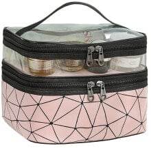 Women's cosmetic bags and beauty cases