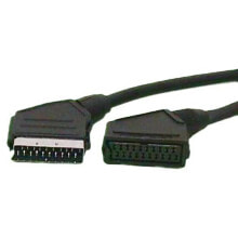 EUROCONNEX 3356 21P MaleFemale Scart Cable