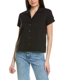 Купить женские футболки и топы James Perse: James Perse Cropped Shirt Women's Black 0