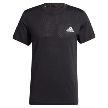 Мужские спортивные футболки Мужская спортивная футболка черная с логотипом ADIDAS Motion SML Short Sleeve T-Shirt