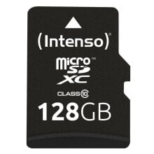 Купить карты памяти Intenso: Карта памяти Intenso MicroSDXC 128GB Black.