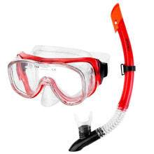 Masks and snorkels for scuba diving