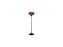 Optimus PHP-1500DIR Garage Outdoor Floor Standing Infrared Heater With Remote Co