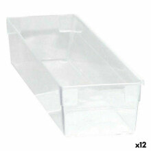 Multi-use Box Modular Transparent 30,5 x 8 x 5,3 cm (12 Units)