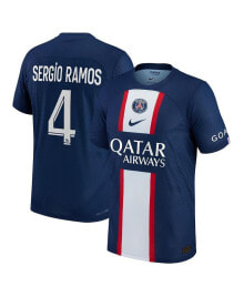 Nike men's Sergio Ramos Blue Paris Saint-Germain 2022/23 Home Authentic Player Jersey