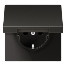 Умные розетки, выключатели и рамки JUNG AL 1520 KIKL AN розеточная коробка Тип F Черный AL1520KIKLAN