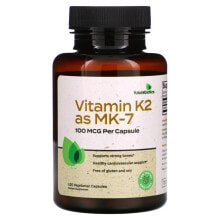 Витамин К ФьючерБайотикс, Витамин K2 в виде MK-7, 100 мкг, 100 вегетарианских капсул