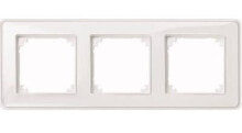 Умные розетки, выключатели и рамки Merten MEG4030-3500 рамка для розетки/выключателя Белый