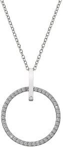 Ювелирные колье silver necklace with genuine diamond Flora DP718