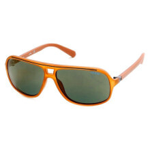 Мужские солнцезащитные очки мужские очки солнцезащитные авиаторы оранжевые Guess GU6877-45Q Green ( 64 mm)