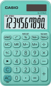 Школьные калькуляторы Casio SL-310UC-GN калькулятор Карман Базовый Зеленый