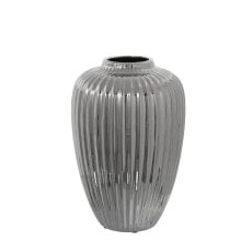 Vase Alexandra House Living Silver Ceramic 21 x 21 x 32 cm