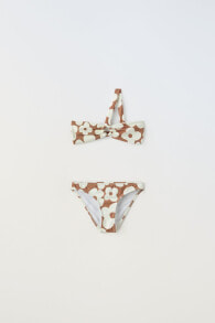 6-14 years/ floral print bikini set