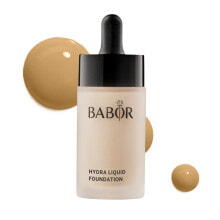 BABOR Make Up Hydra Liquid Foundation, Makeup for Dry Skin, with Hyaluronic Acid, Medium Strong Opaque, Long-Lasting, 1 x 30 ml
