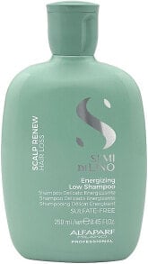 Energitisierendes Shampoo gegen Haarausfall mit Leinsamenextrakt - Alfaparf Semi Di Lino Scalp Renew Energizing Low Shampoo