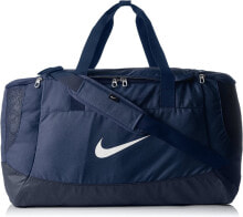 Мужские спортивные сумки Мужская спортивная сумка красная текстильная средняя для тренировки с ручками через плечо Nike Club Team Swoosh Sporttasche