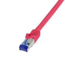 LogiLink Patchkabel Ultraflex Cat.6a S/Ftp rot 7.5 m - Cable - Network