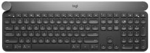 Клавиатуры logitech Craft клавиатура РЧ беспроводной + Bluetooth QWERTY Итальянский Черный, Серый 920-008500