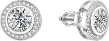 Женские ювелирные серьги серебряные серьги с цирконами TAGUP1588S