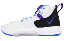 Nike Zoom Rize 1 高帮 实战篮球鞋 男女同款 黑白蓝 国内版 / Кроссовки Nike Zoom Rize 1 BQ5398-101