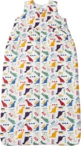 Schlafsack 2 TOG mit Dino-Muster, bunt, 130 cm, 1 St