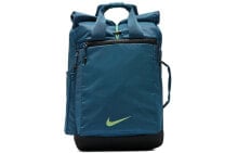 Nike 耐克 大容量运动 锦纶 书包背包双肩包 男女同款情侣款 蓝绿色 / Рюкзак Nike BA5538-418