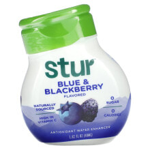 Stur, Антиоксидантный усилитель воды, клубника и арбуз, 48 мл (1,62 жидк. Унции)