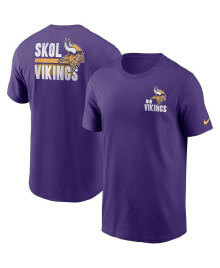 Nike men's Purple Minnesota Vikings Blitz Essential T-shirt