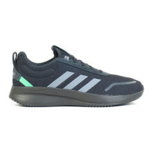 Мужская спортивная обувь для бега мужские кроссовки спортивные для бега черные текстильные низкие Adidas Lite Racer Rebold