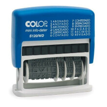 Stamp Colop S120/WD Date 4 x 42 mm Blue