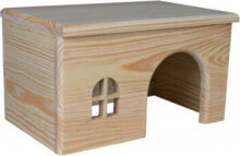 Игрушка и декор для грызунов Trixie Domek dla świnki morskiej, drewniany, 28×16×18 cm