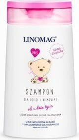 Средства для купания малышей linomag Emolienty Shampoo  Детский шампунь для ежедневного ухода за кожей головы и волосами детей и младенцев с первого дня жизни 200 мл