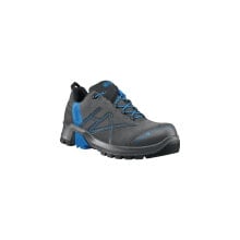 Haix Sicherheitsschuh Connexis® GTX low Größe 10 (45) grau/blau S3 HRO HI CI WR SRC Rindspaltleder 2.0-2.2 mm/Textil