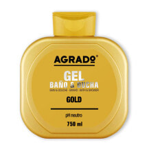 Средства для душа Agrado Gold Bath & Shower Gel Гель для душа и ванны 750 мл