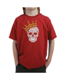 LA Pop Art big Boy's Word Art T-shirt - Brooklyn Crown