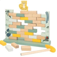 WOOMAX Zookabee Wooden Blocks From The Jungle Construction Game