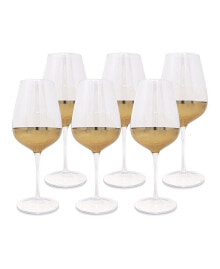 Vivience bottom Wine Glasses, Set of 6