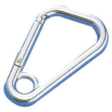 TALAMEX Carabiner Hook Asymmetric With Eye 10 Units