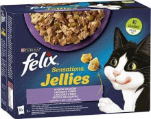 Purina Karma Felix Sensations Indyk,Makrela,jagnięc 12x85g