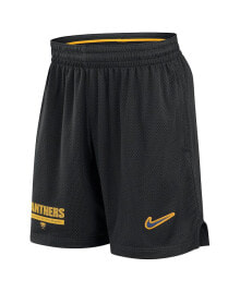 Nike men's Black Pitt Panthers 2024 Sideline Mesh Shorts