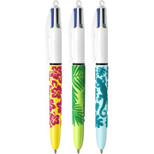 BIC 4 Colours Velours Pen 12 Units