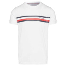 TOMMY HILFIGER Rwb Monotype Chest Stripe Short Sleeve T-Shirt