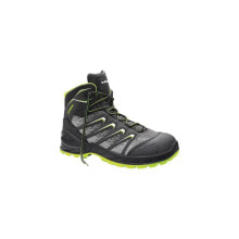 Lowa Sicherheitsstiefel Larrox Work GTX grey Mid Größe 44 grau/grün S3 CI/HI/HRO/SRC EN ISO 20345 Textilmaterial