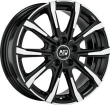 Колесный диск литой MSW MSW 79 gloss black full polished 7x17 ET40 - LK5/114.3 ML66.1