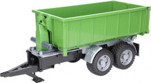 Аксессуары и запчасти для машинок Bruder Trailer with tractor hooklift green (02035)