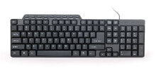 Клавиатуры gembird KB-UM-104 клавиатура USB QWERTY Американский английский Черный